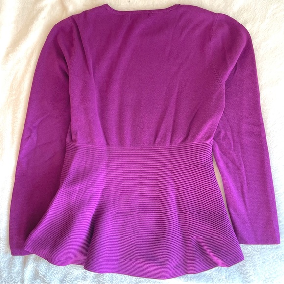 Alfani Women's Swing Knit Top PL Fuschia - Picture 10 of 11